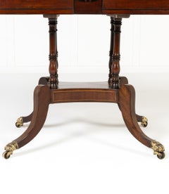 19th Century English Regency Mahogany Sofa Table