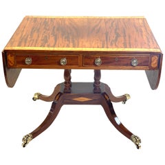 19th Century English Regency Mahogany Sofa Table