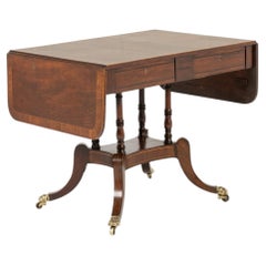 19th Century English Regency Mahogany Sofa Table