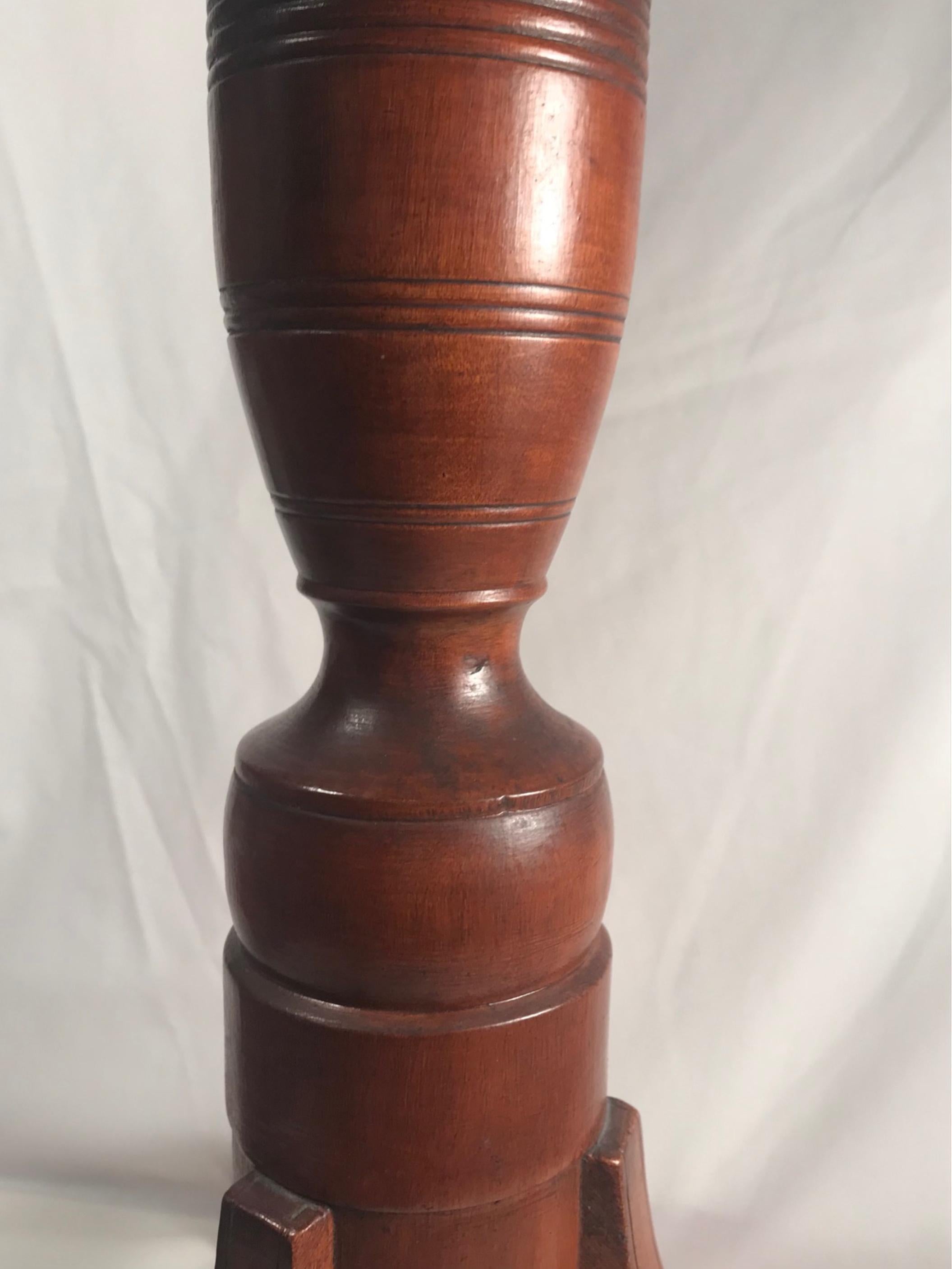 19th Century English Regency Maple Tripod Tilt-Top Side Table 6