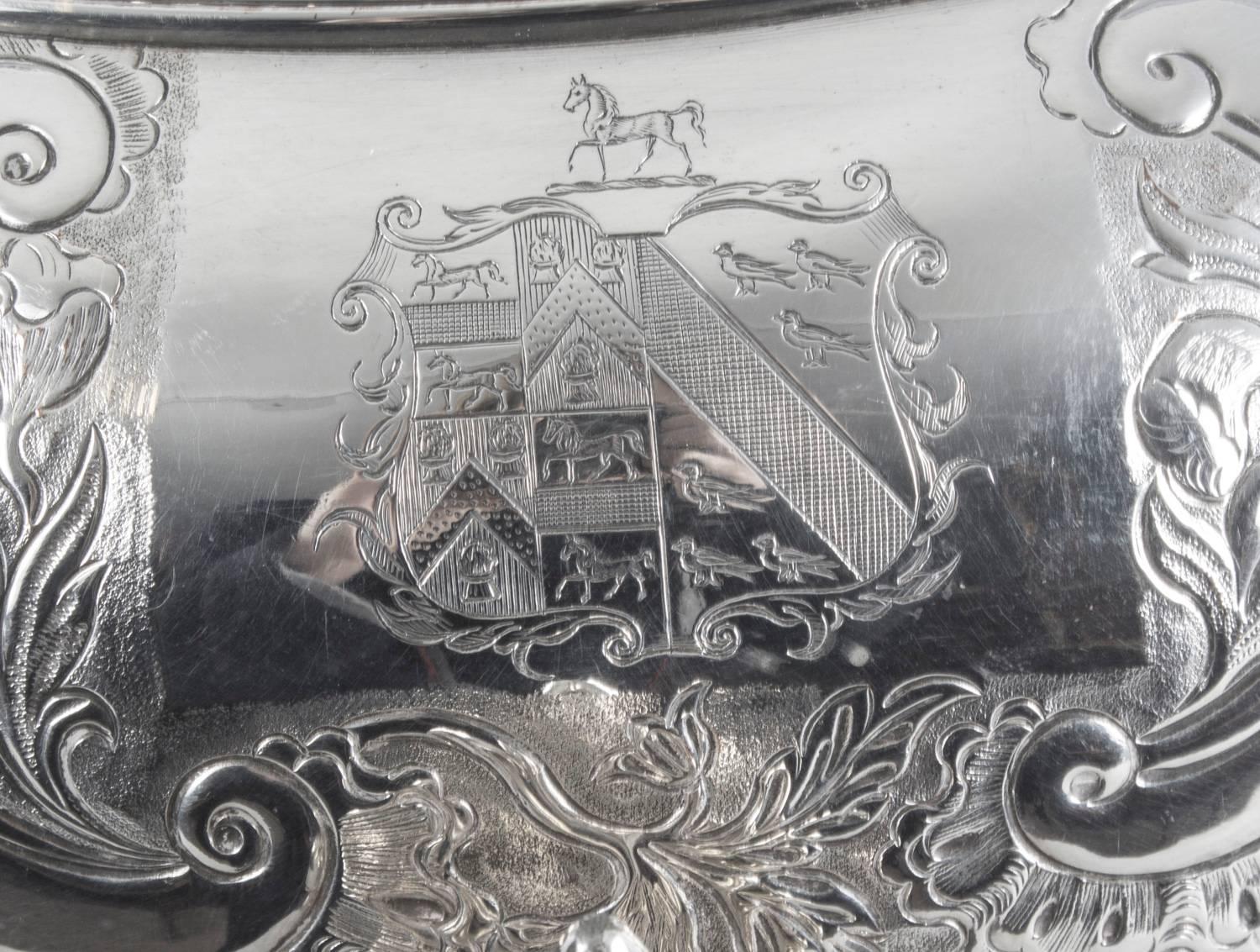 samovar en plaque d'argent de style Regency anglais du 19e siècle (Old Sheffield) 3