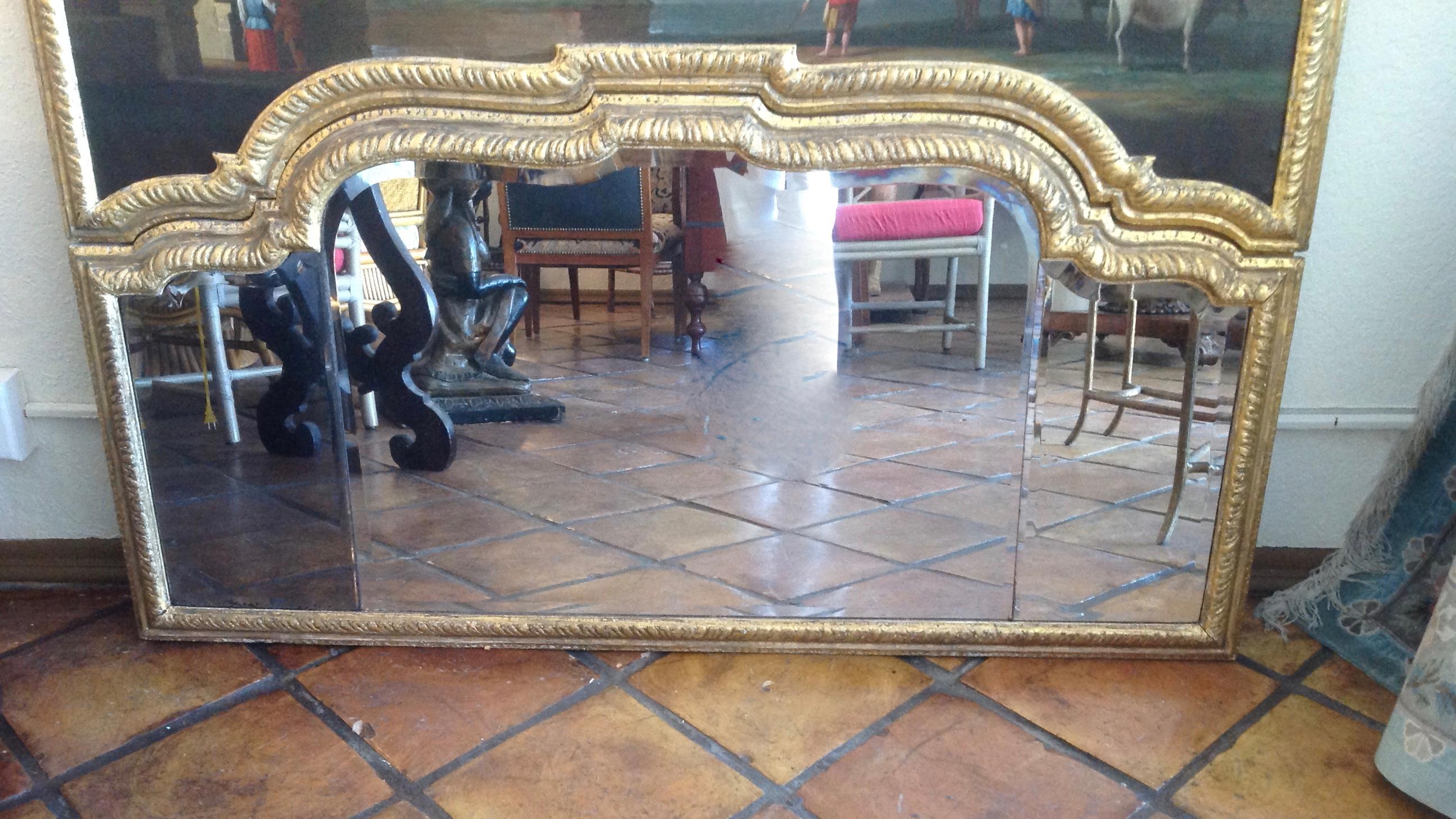 19th Century English Regency Over- Mantel Mirror 6