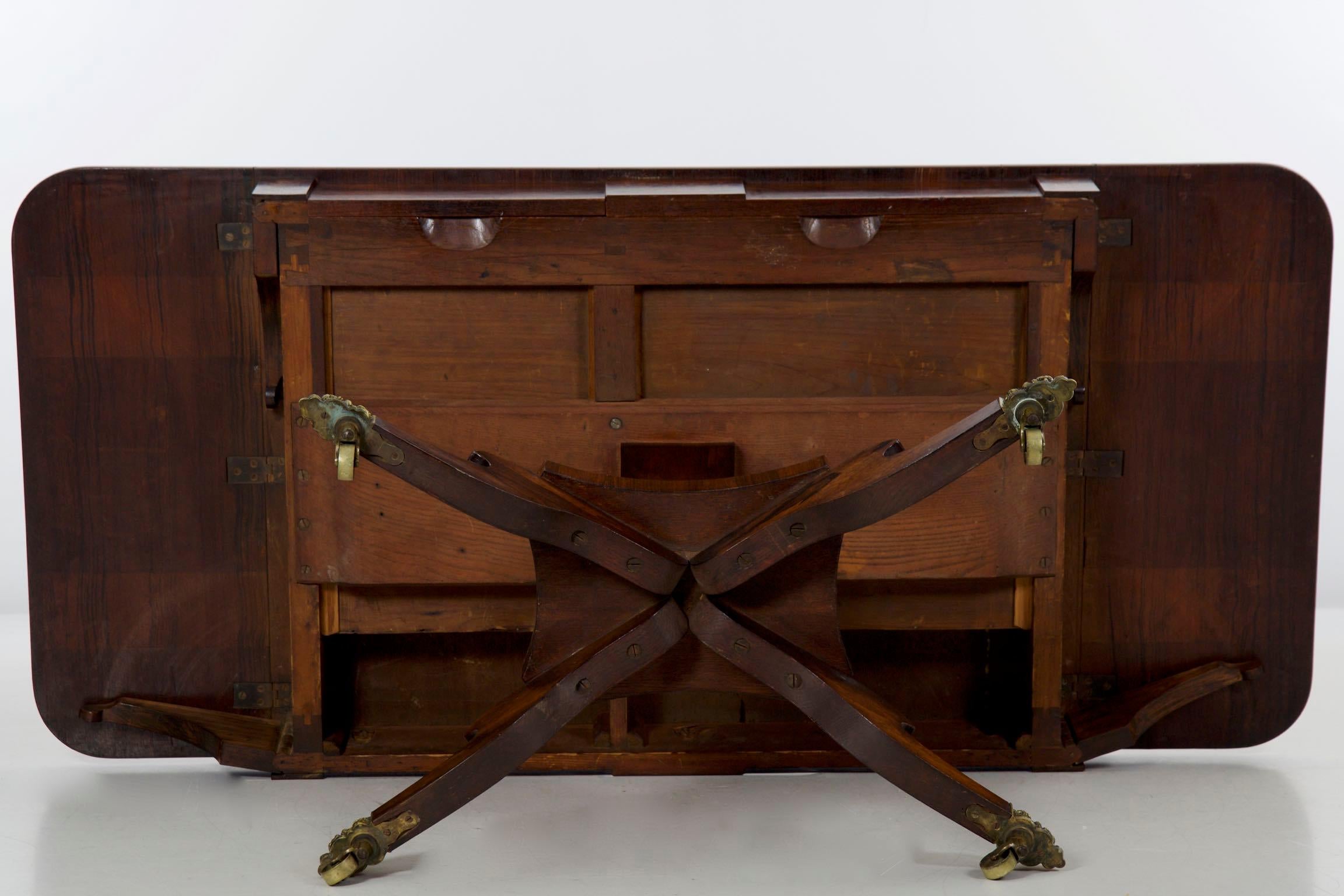 19th Century English Regency Period Inlaid Rosewood Antique Sofa Table 17