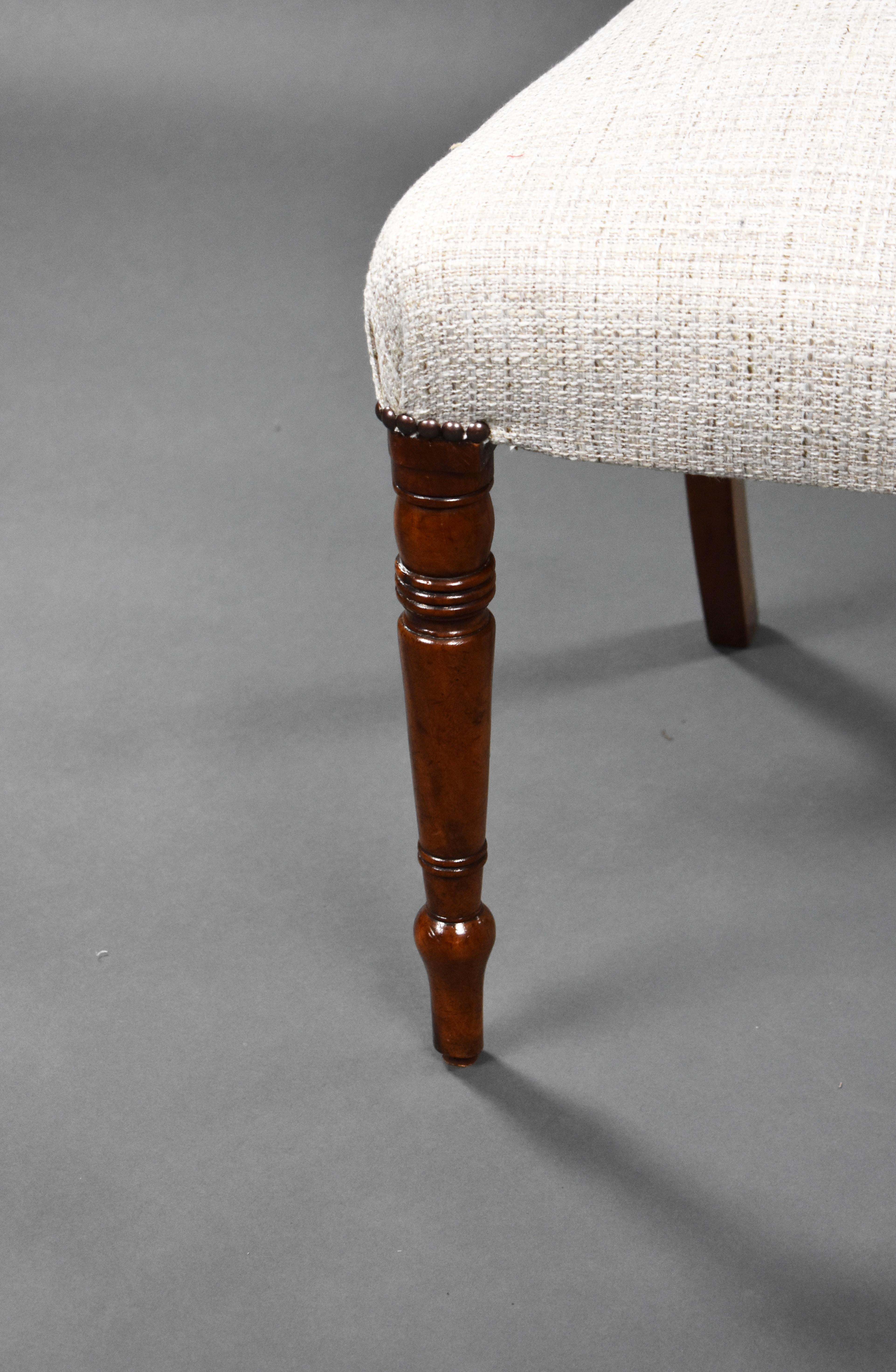 19th Century English Regency Period Mahogany Dining Chairs 7