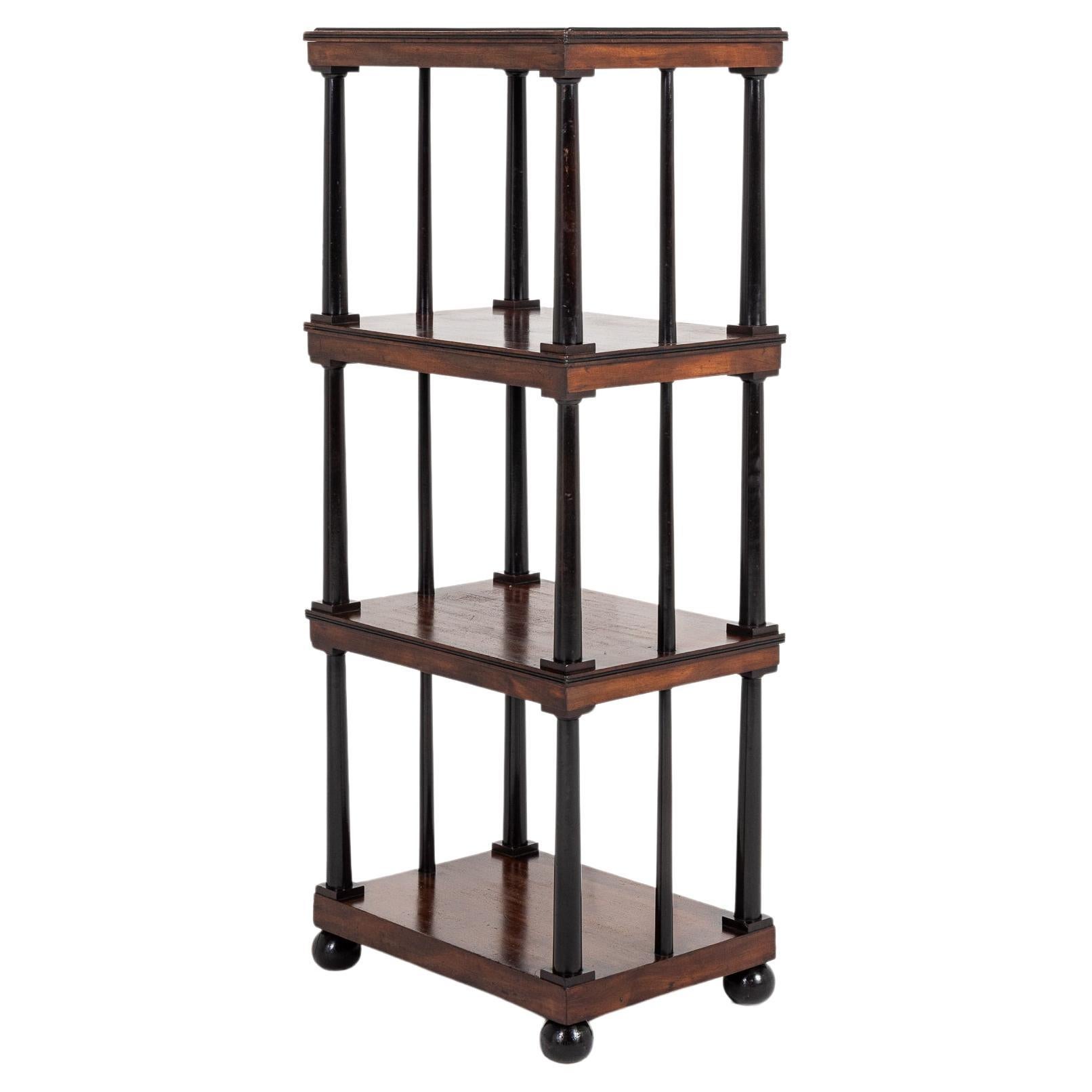 19th Century English Regency Period Mahogany Whatnot