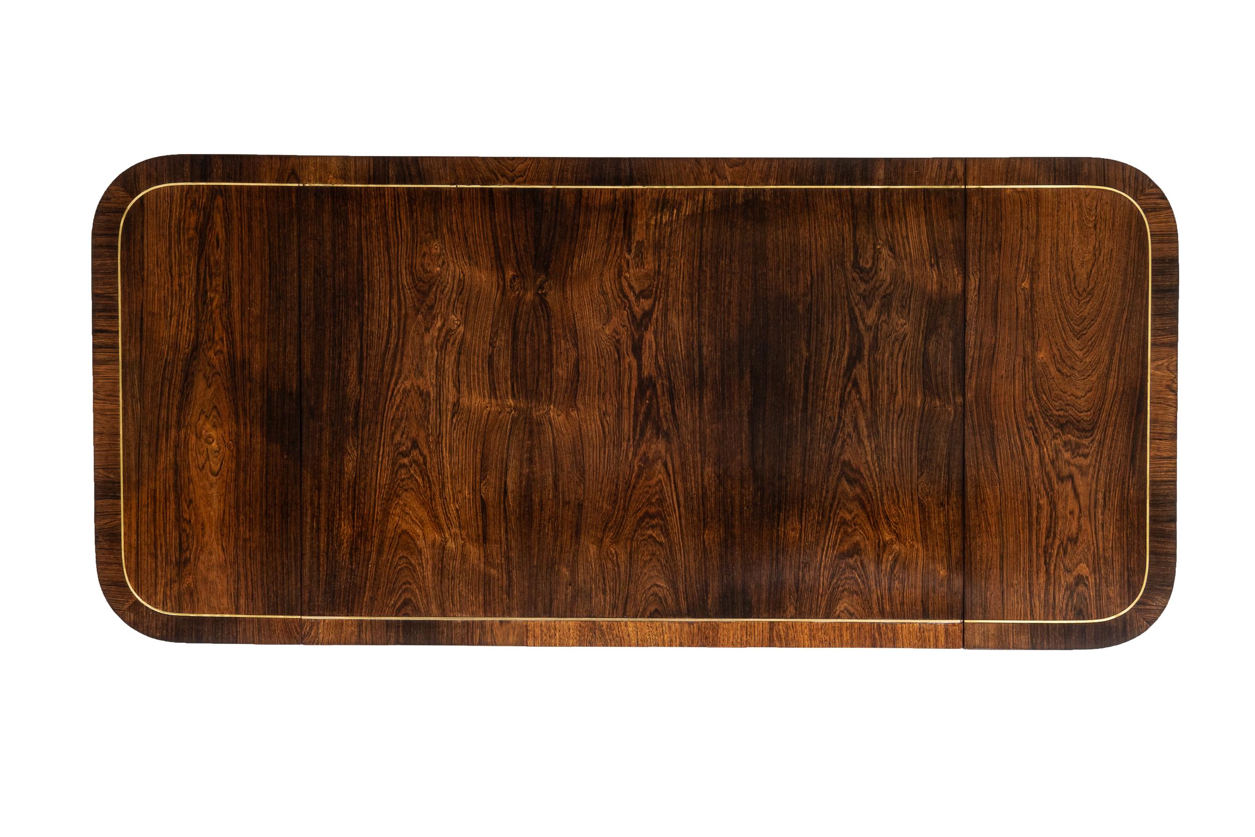 Mesa de Sofá de Palo de Rosa de la Época de la Regencia Inglesa del Siglo XIX siglo XIX en venta