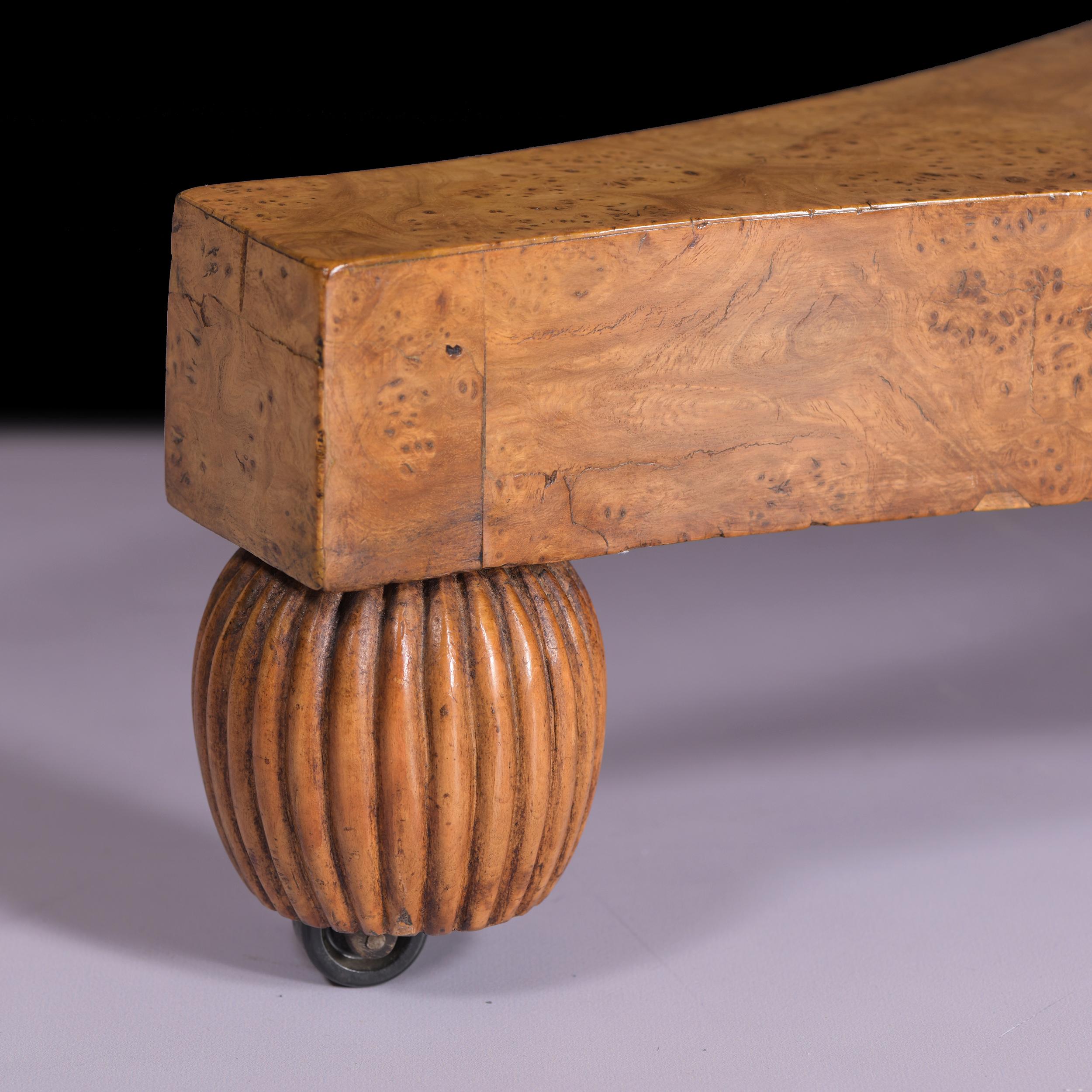 19th Century English Regency Pollard Oak Centre/Drum Table Attributed to Gillows For Sale 2