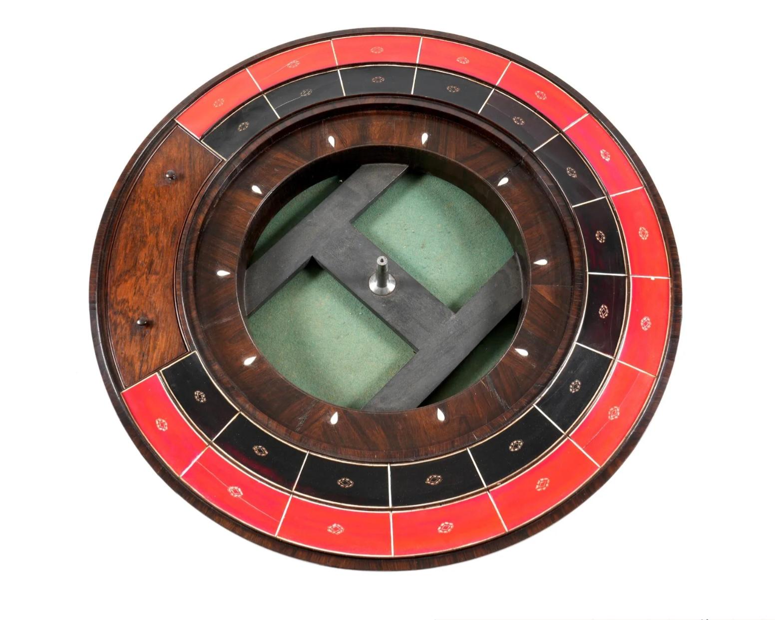 roulette wheel coffee table