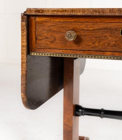 19th Century English Regency Rosewood Sofa Table