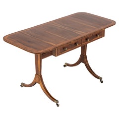 Antique 19th Century English Regency Rosewood Sofa Table