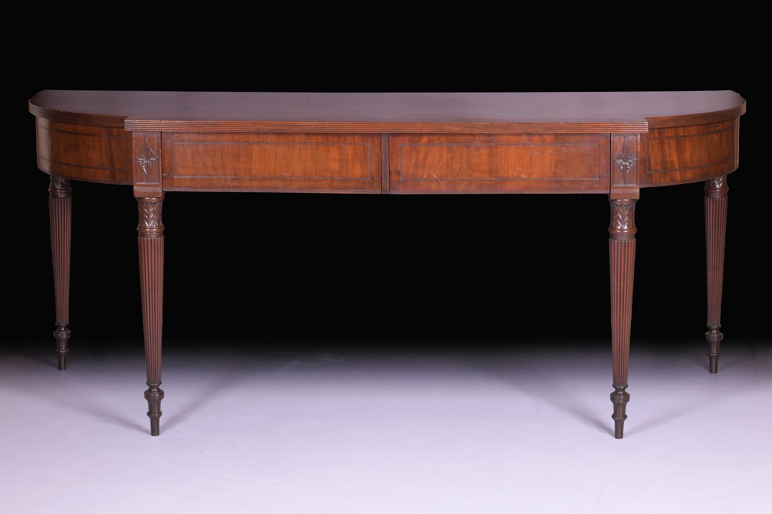 19th Century English Regency Serving / Console Table Attributed to Gillows In Good Condition In Dublin, IE