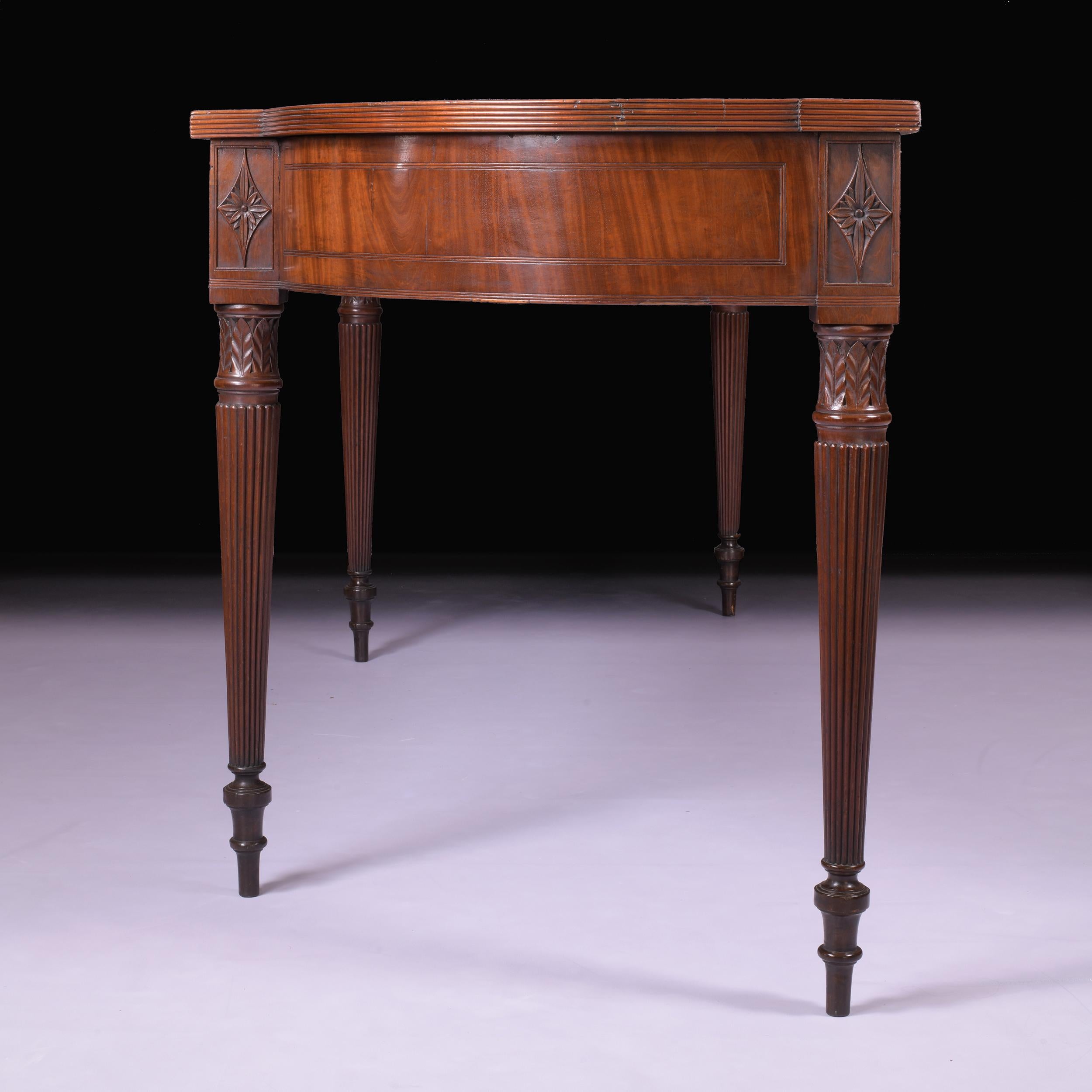 19th Century English Regency Serving / Console Table Attributed to Gillows 1