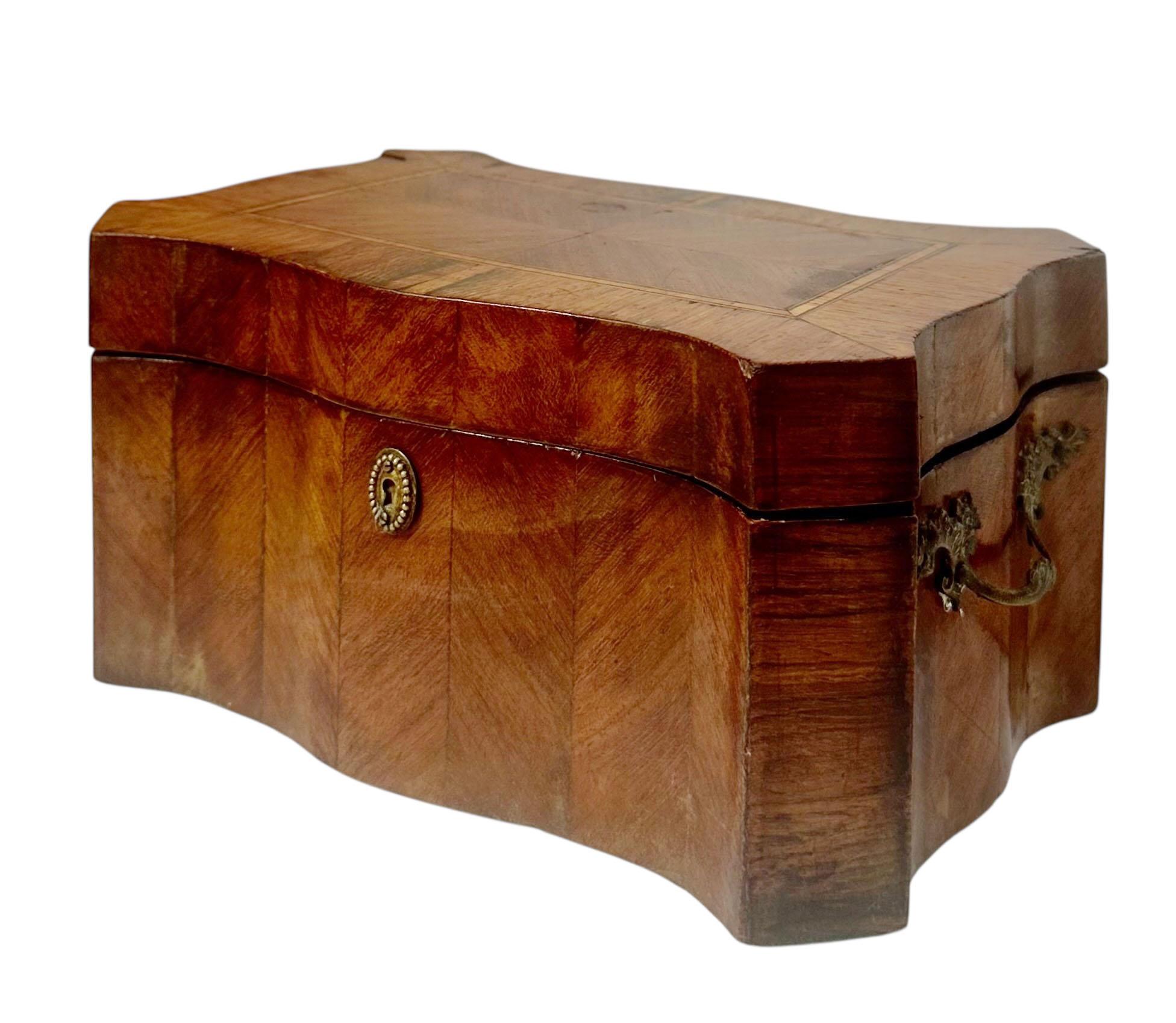 Late 19th Century 19th Century English Regency Style Inlaid Box For Sale