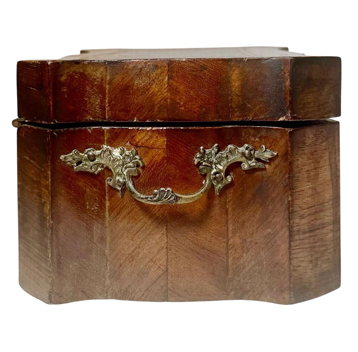19th Century English Regency Style Inlaid Box For Sale 1