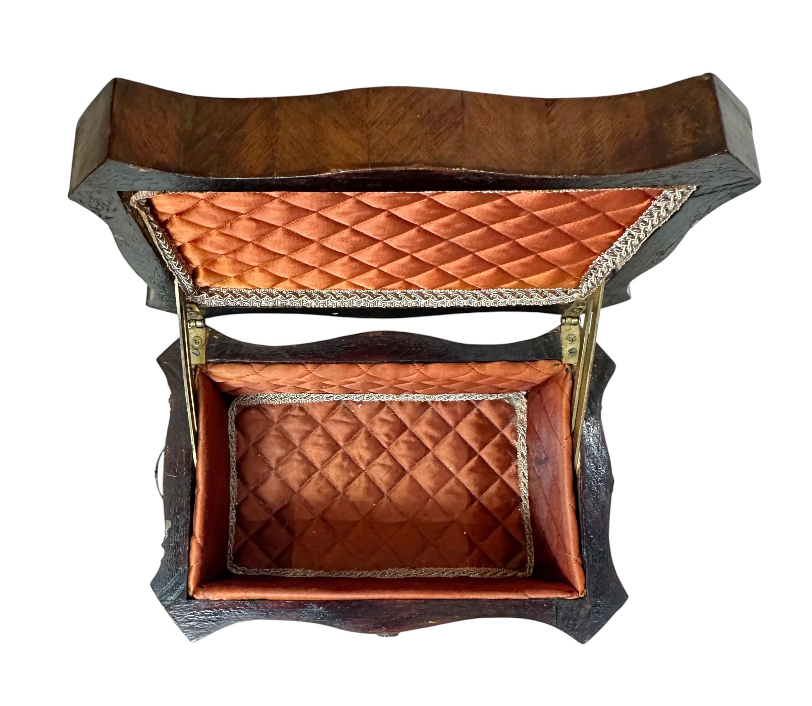 19th Century English Regency Style Inlaid Box For Sale 2