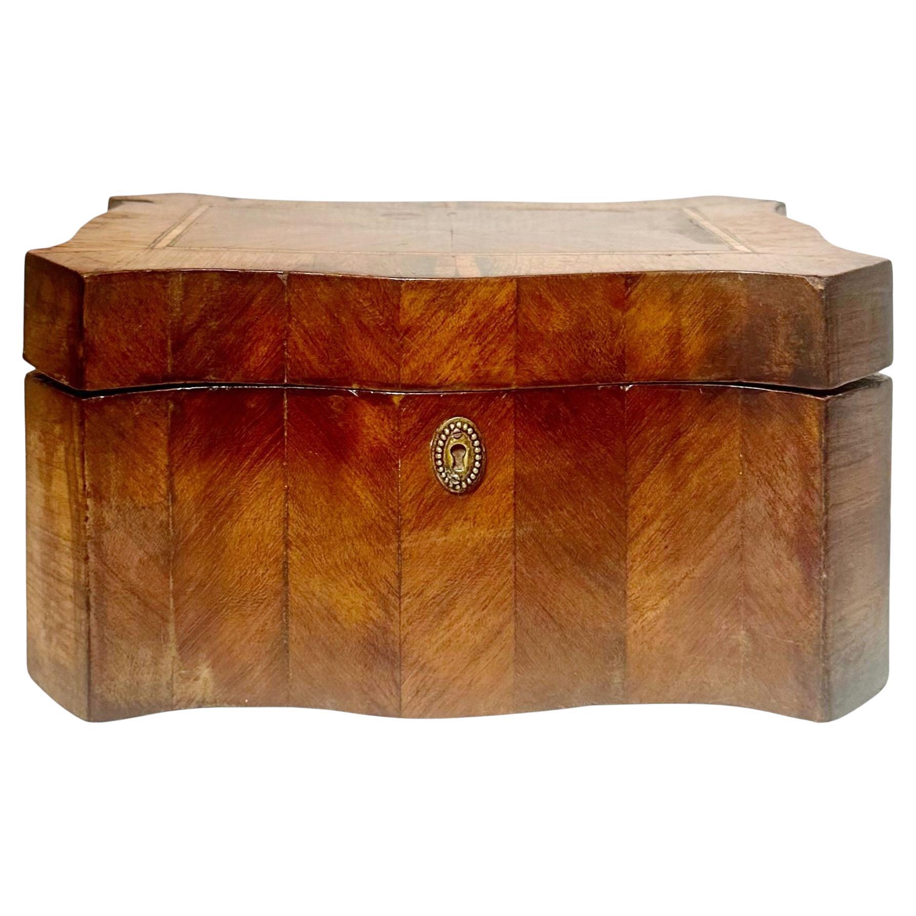 19th Century English Regency Style Inlaid Box For Sale