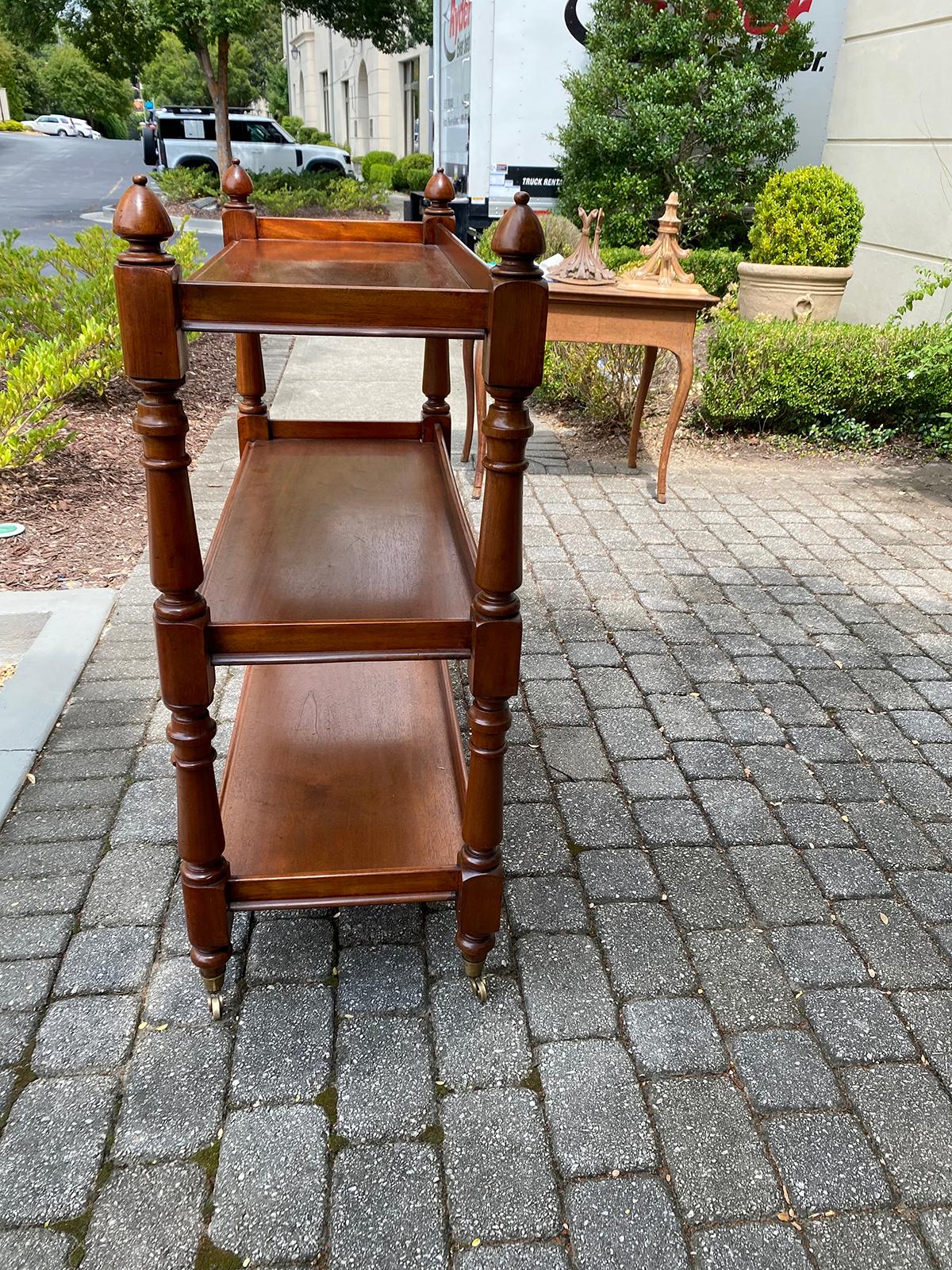 19th Century English Regency Style Mahogany Trolley / Étagère 5