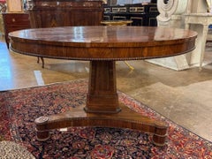 19th Century English Regency Style Rosewood Center Table