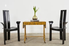 19th Century English Regency Style Writing Table Speckled by Ira Yeager