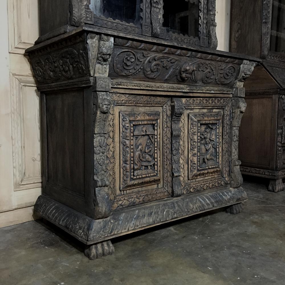 19th Century English Renaissance Bookcase 2