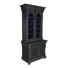 Antique 19th Century English Renaissance Bookcase