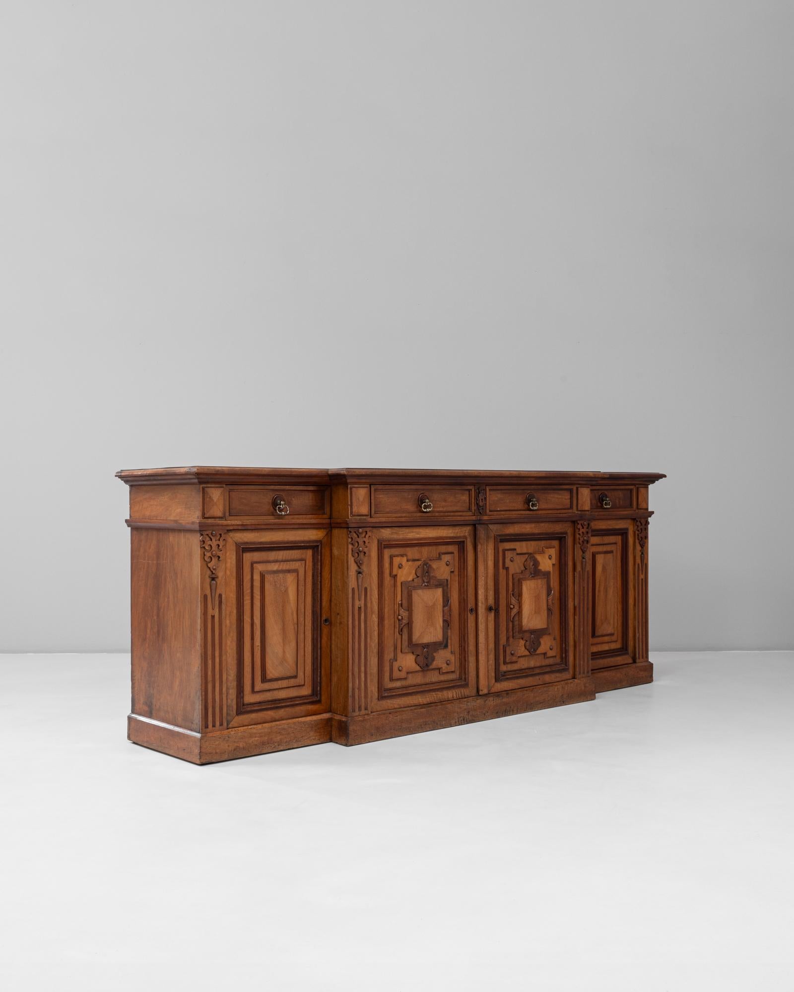 Aparador de madera renacentista inglés del siglo XIX con pátina original Madera en venta