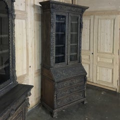 19th Century English Renaissance Secretary, Bookcase
