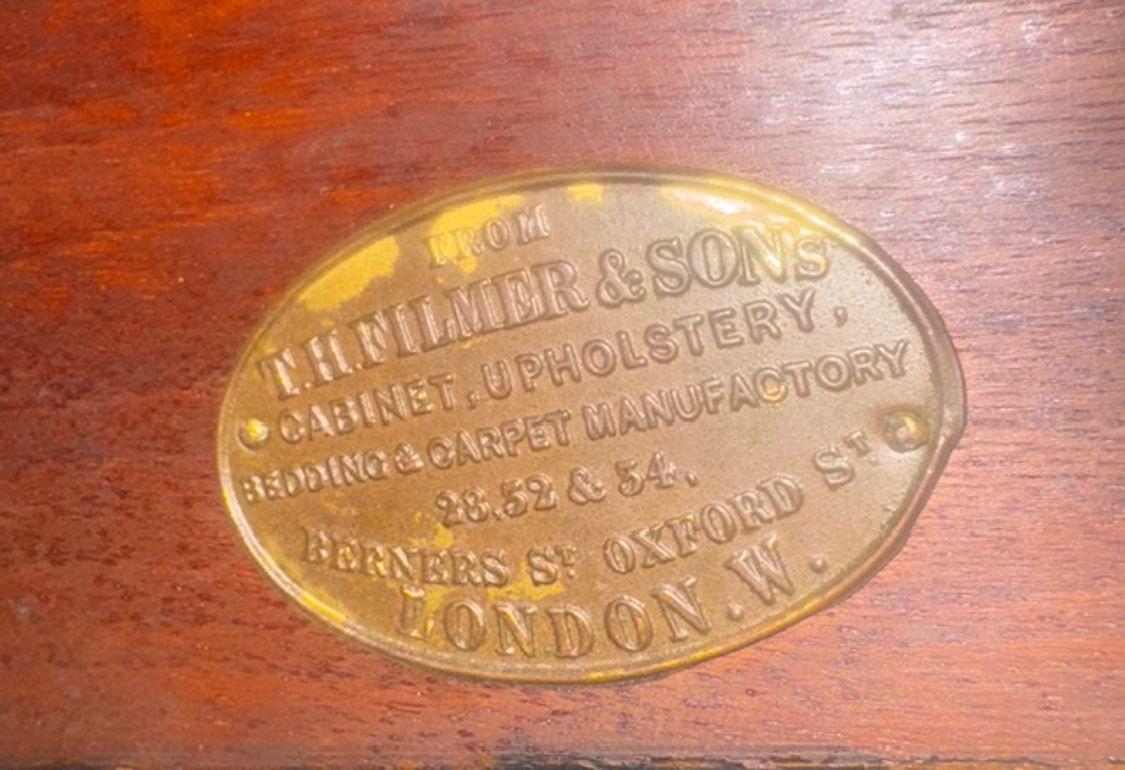 Tavolo trolley inglese del XIX secolo in palissandro e ottone in vendita 1