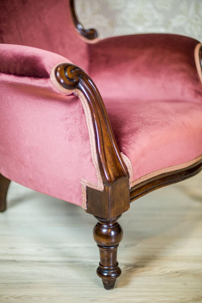 19th Century English Rosewood Armchair 7