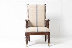 19th Century English Rosewood Bobbin Chair