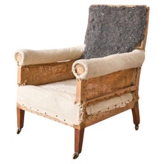 19th Century English round armed armchair