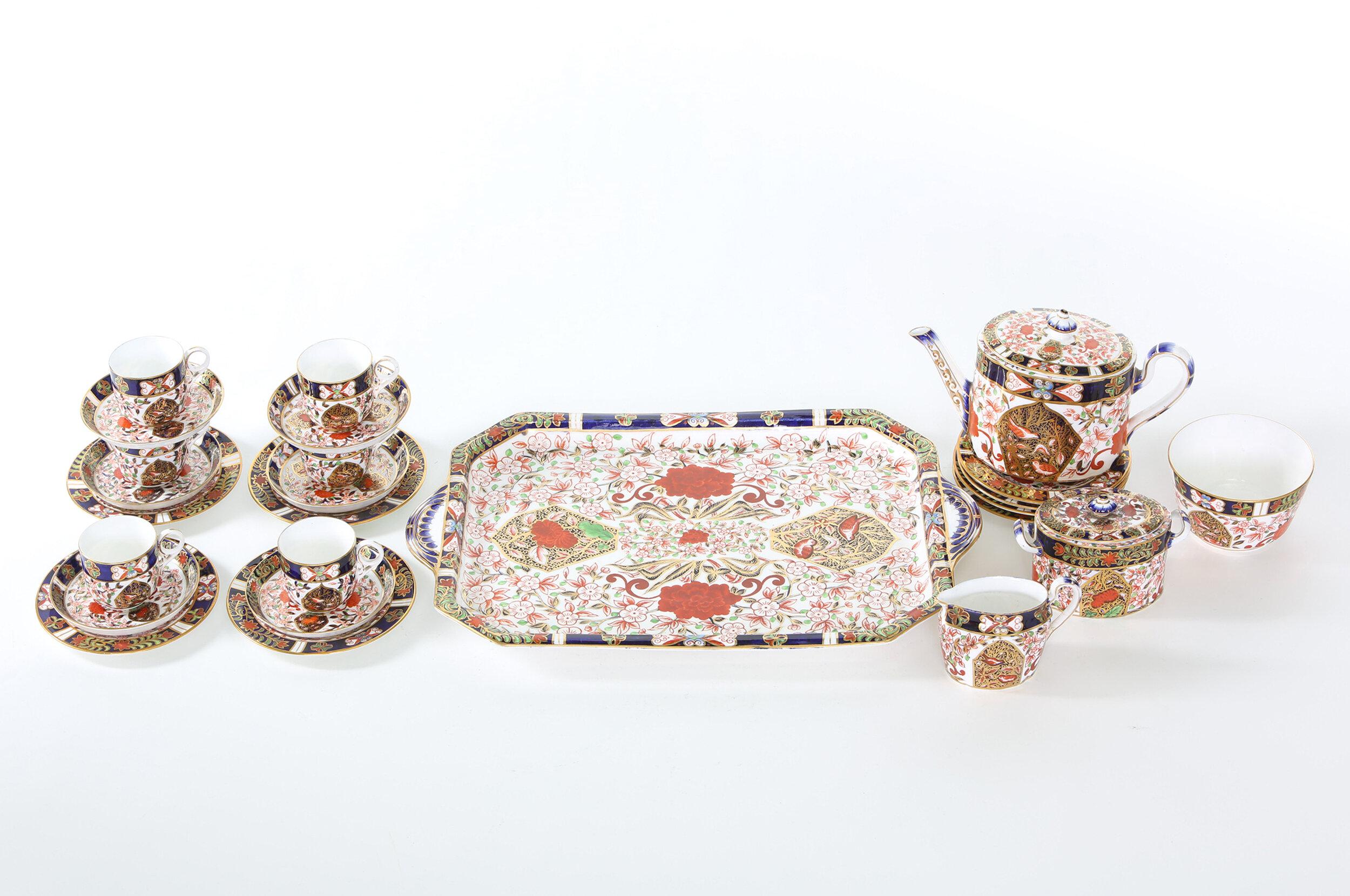19th Century English Royal Crown Derby Service for Six 5