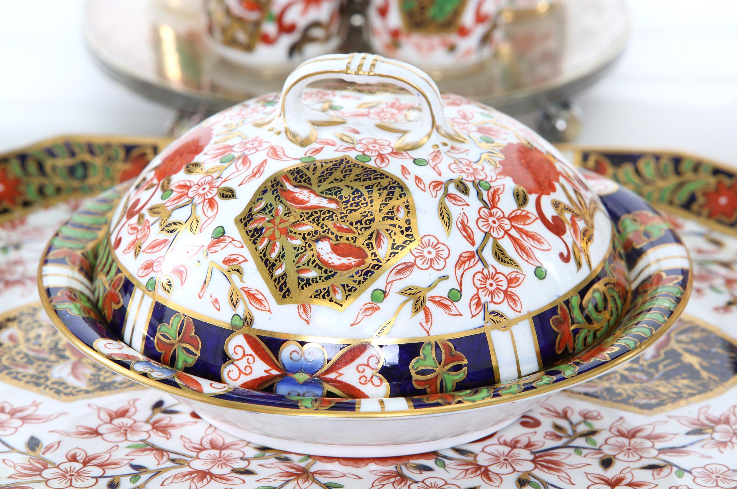 19th Century English Royal Crown Derby Serving Pieces 2