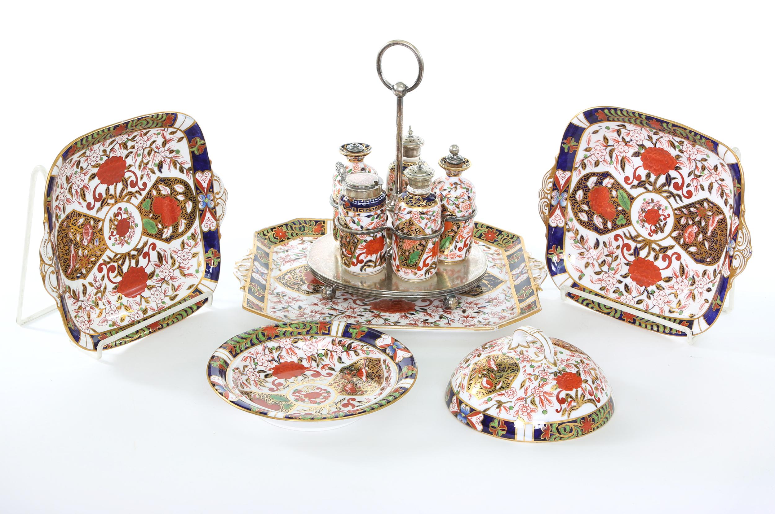 19th Century English Royal Crown Derby Serving Pieces 4