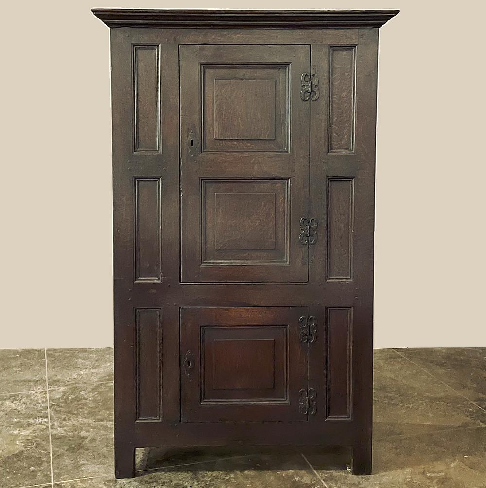 Hand-Crafted 19th Century English Rustic Wardrobe ~ Cabinet