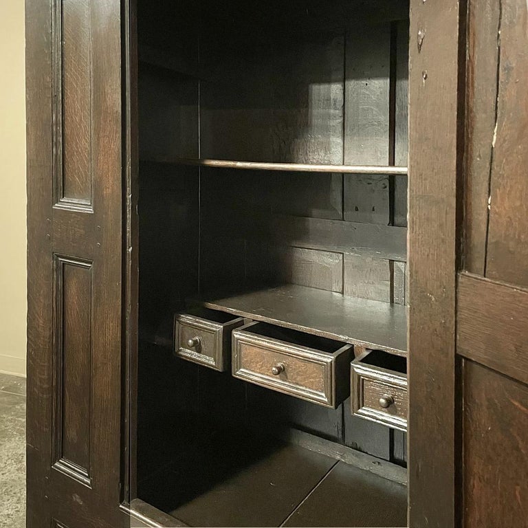 19th Century English Rustic Wardrobe For Sale at 1stDibs