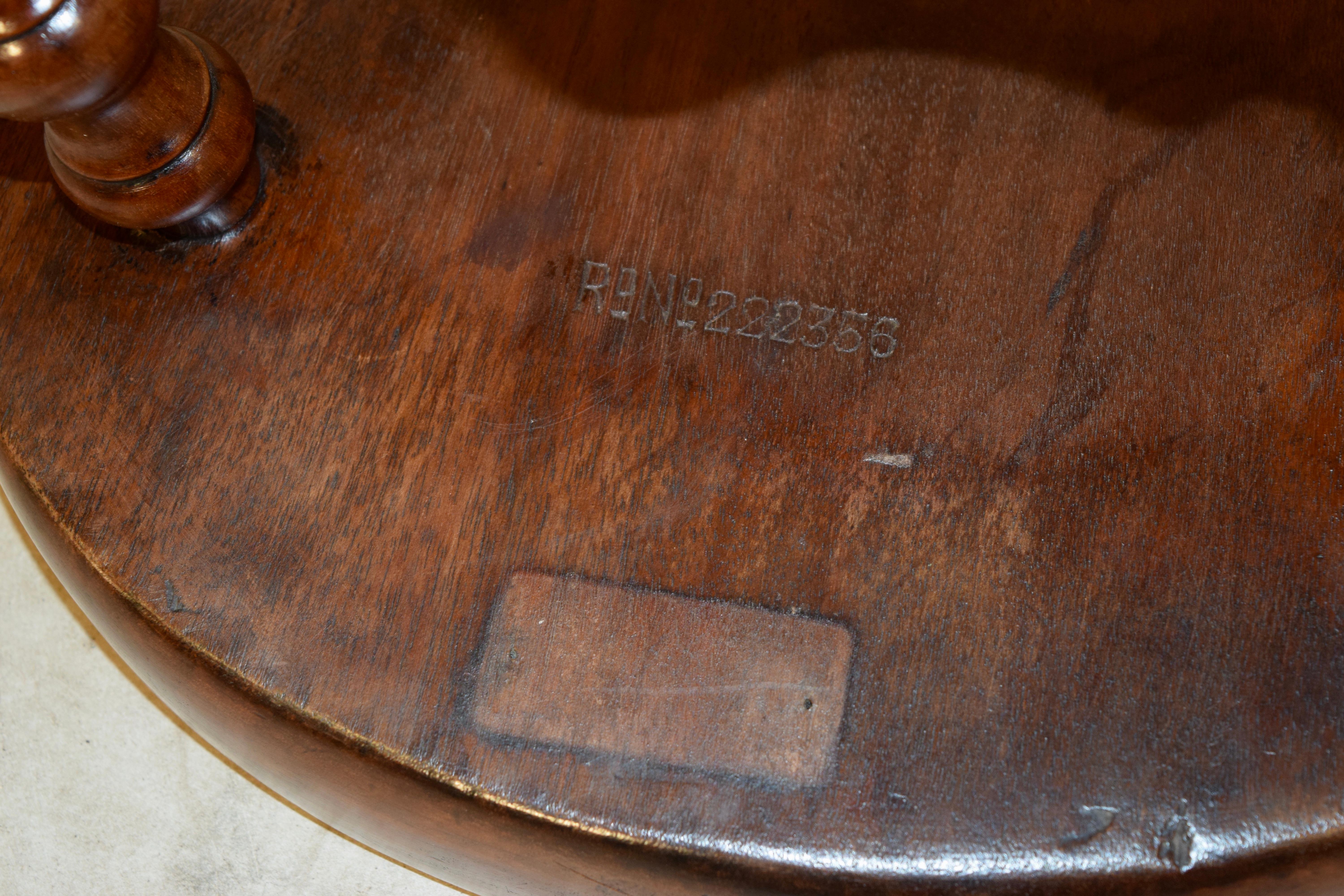 19th Century English Saddle Seat Stool In Good Condition In High Point, NC