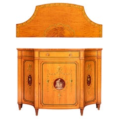 Englischer Beistellschrank aus Seidenholz im neoklassischen Stil des 19. Jahrhunderts von Maple & Co