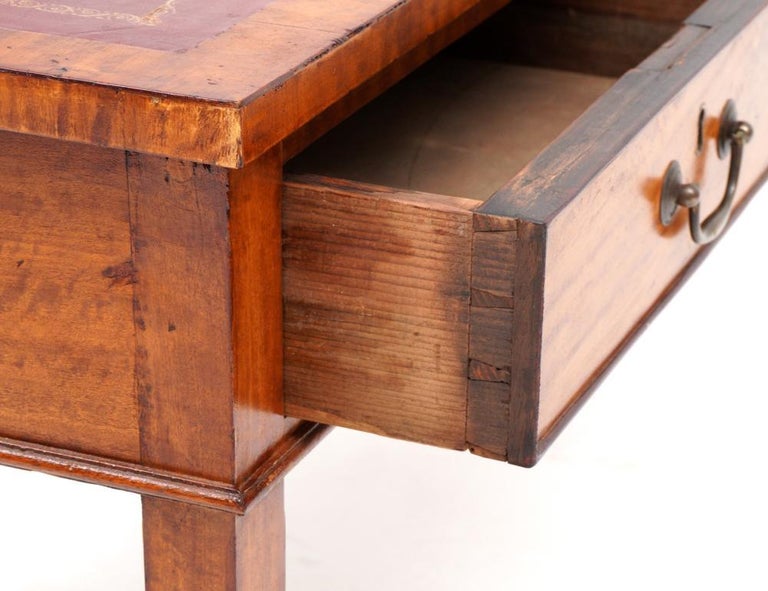 19th Century English Satinwood Writing Desk For Sale 2