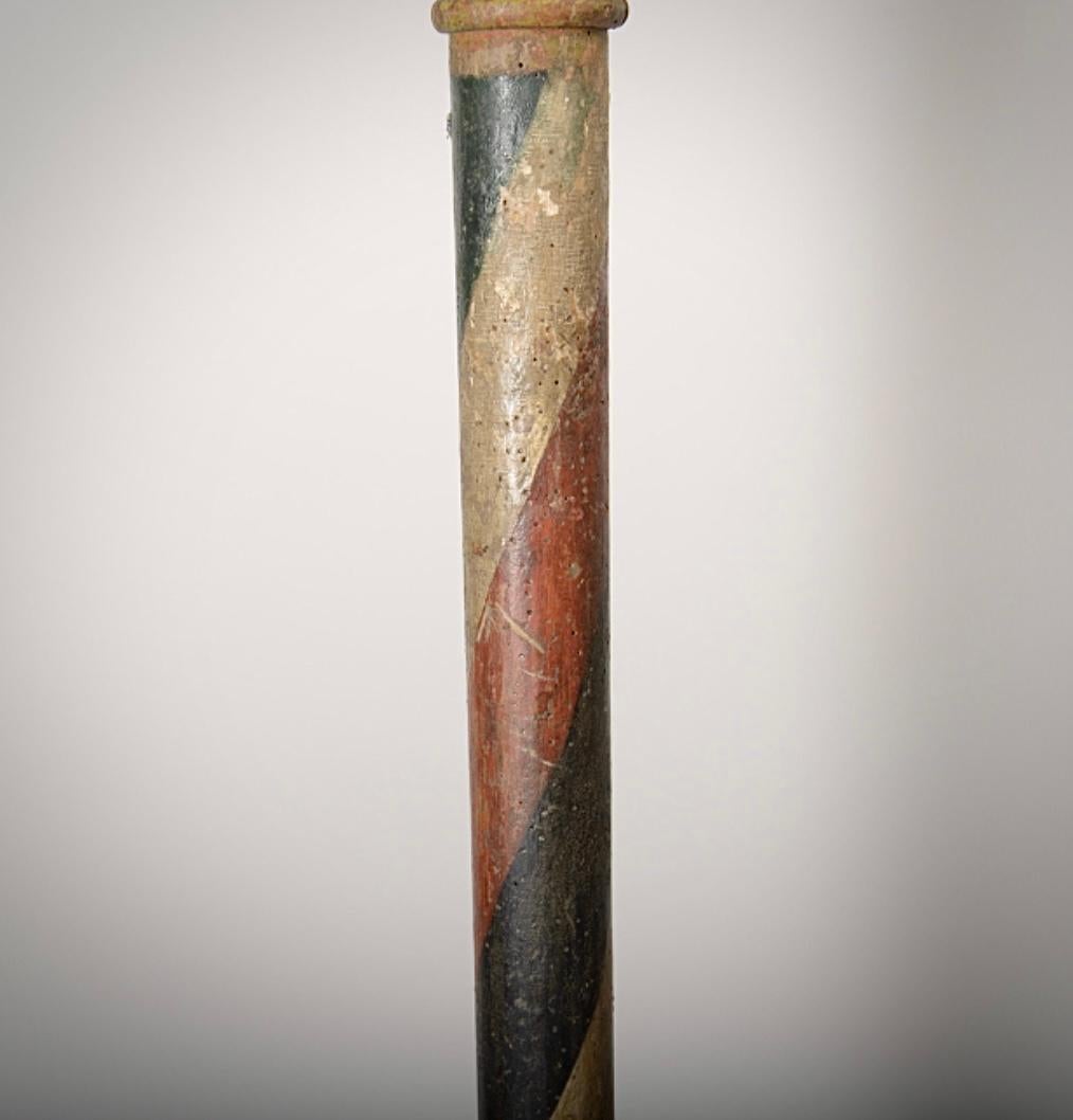 A Fine and Rare Early Barbers Pole, Early 18th Century, English School For Sale 1