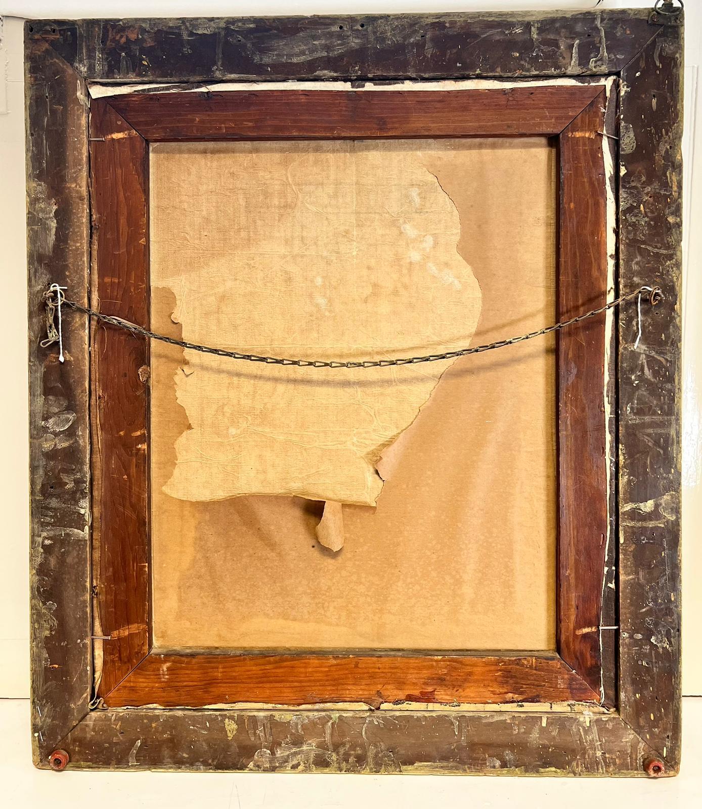 Portrait d'une femme
Artistics anglais, vers 1870
peinture à l'huile sur toile, encadrée
encadré : 36 x 31 pouces
toile : 30 x 25 pouces
provenance : collection privée, Angleterre 
état : très bon dans l'ensemble, veuillez noter que nous ne