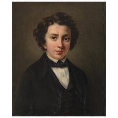 19th Century English School, Portrait of a Very Fine Gentleman, Oil on Canvas