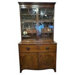 19th Century English Secretary Bookcase
