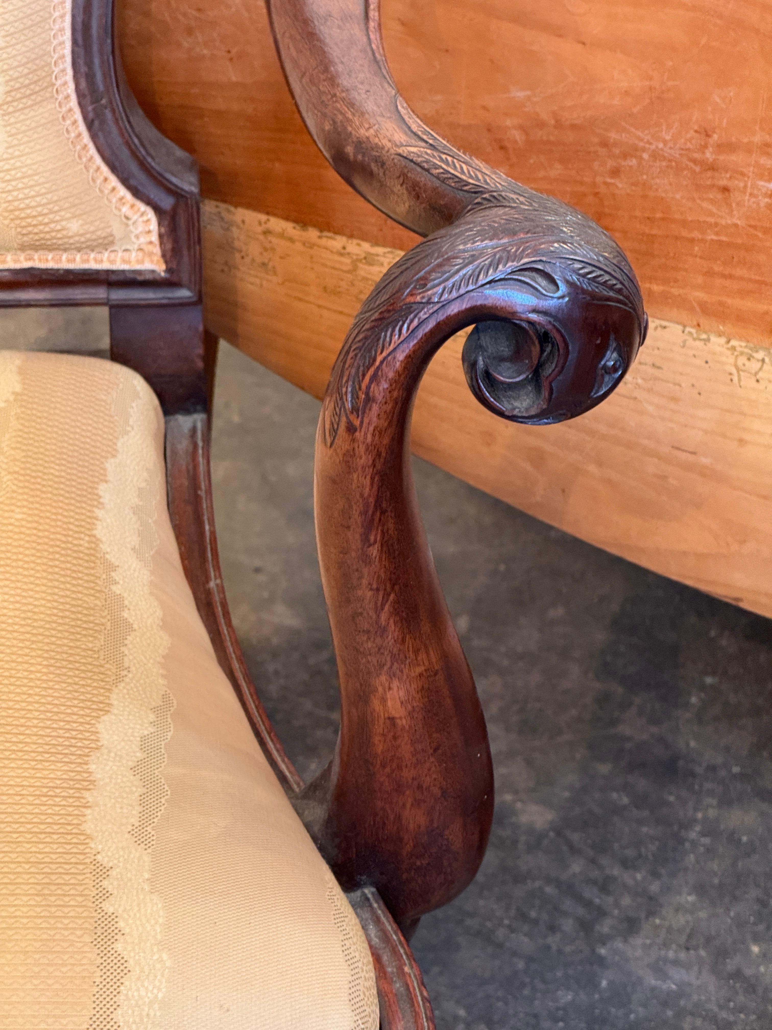 Tappezzeria Divano inglese del XIX secolo in vendita