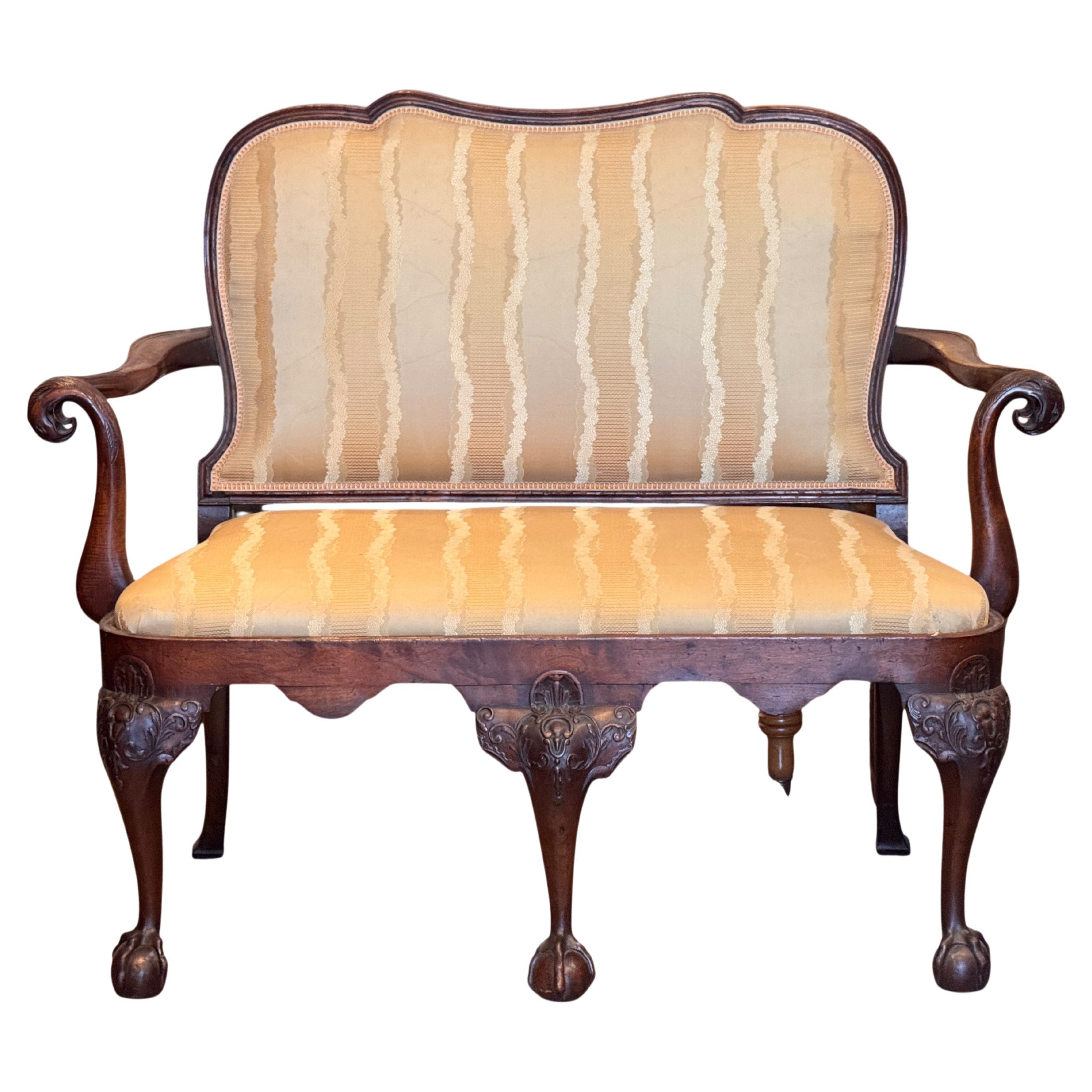 Canapé anglais du 19ème siècle