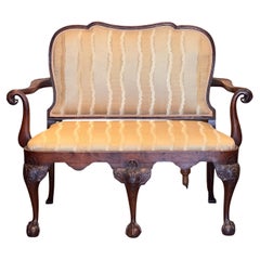 Canapé anglais du 19ème siècle