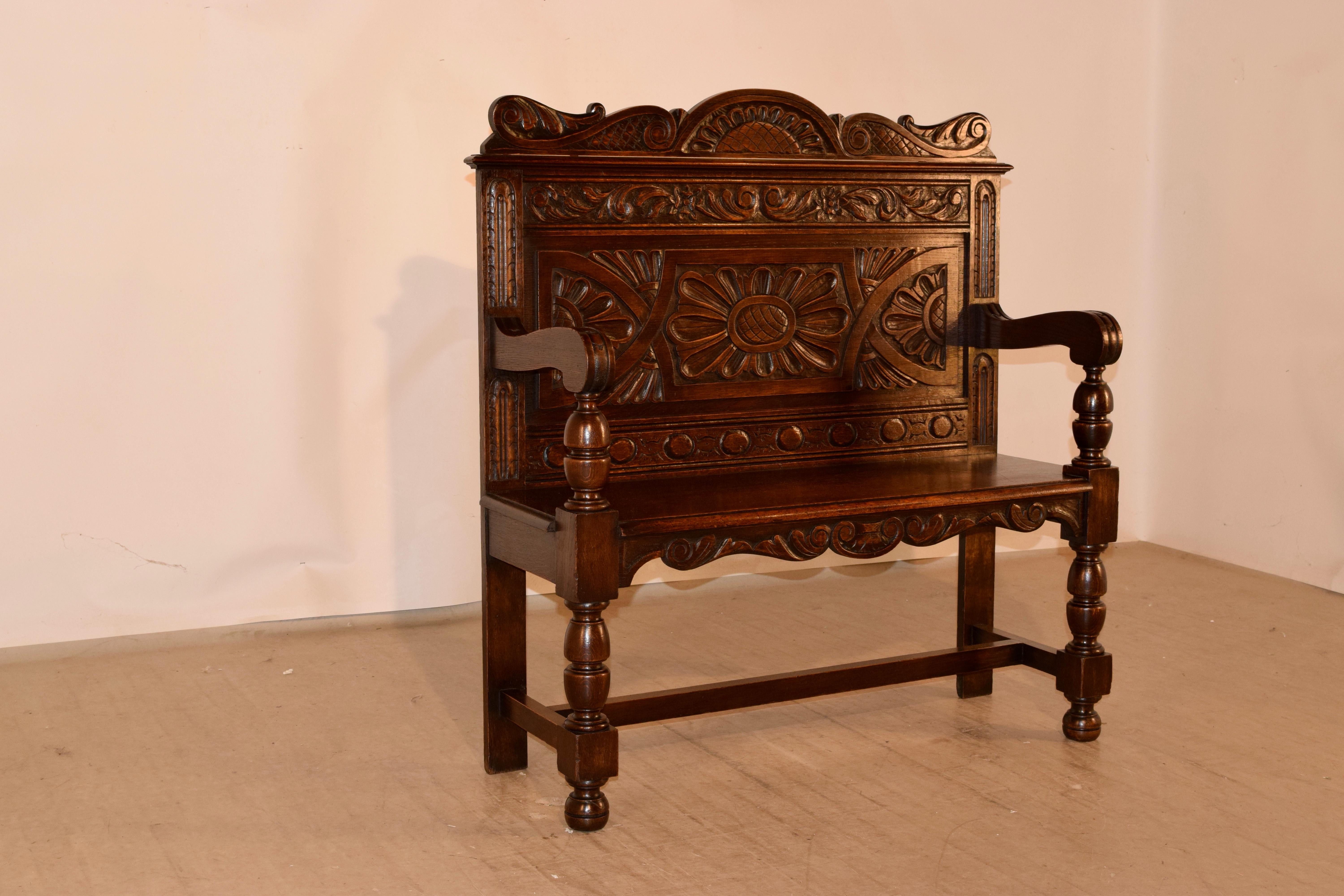 Victorian 19th Century English Settle For Sale