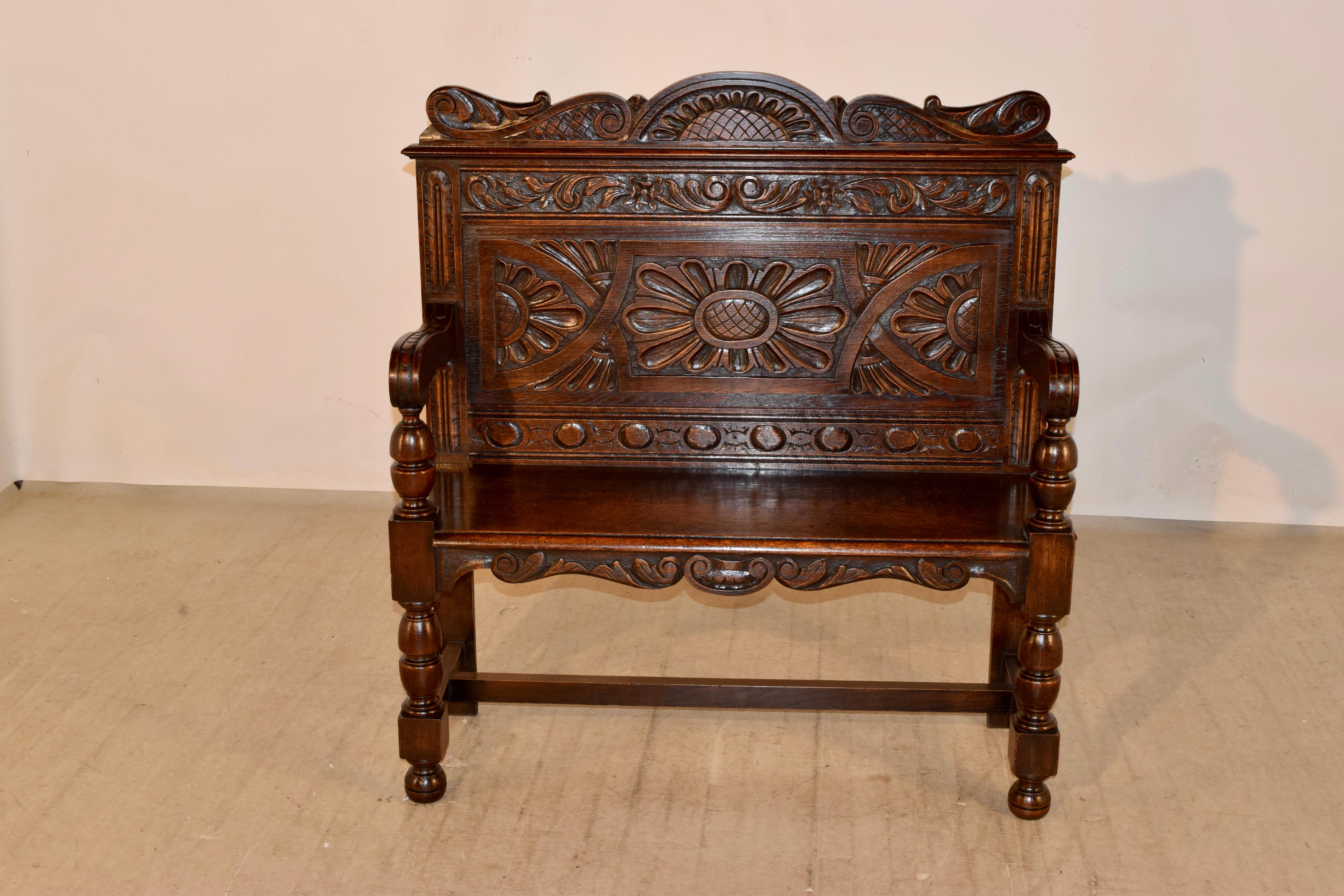 19th Century English Settle For Sale 1