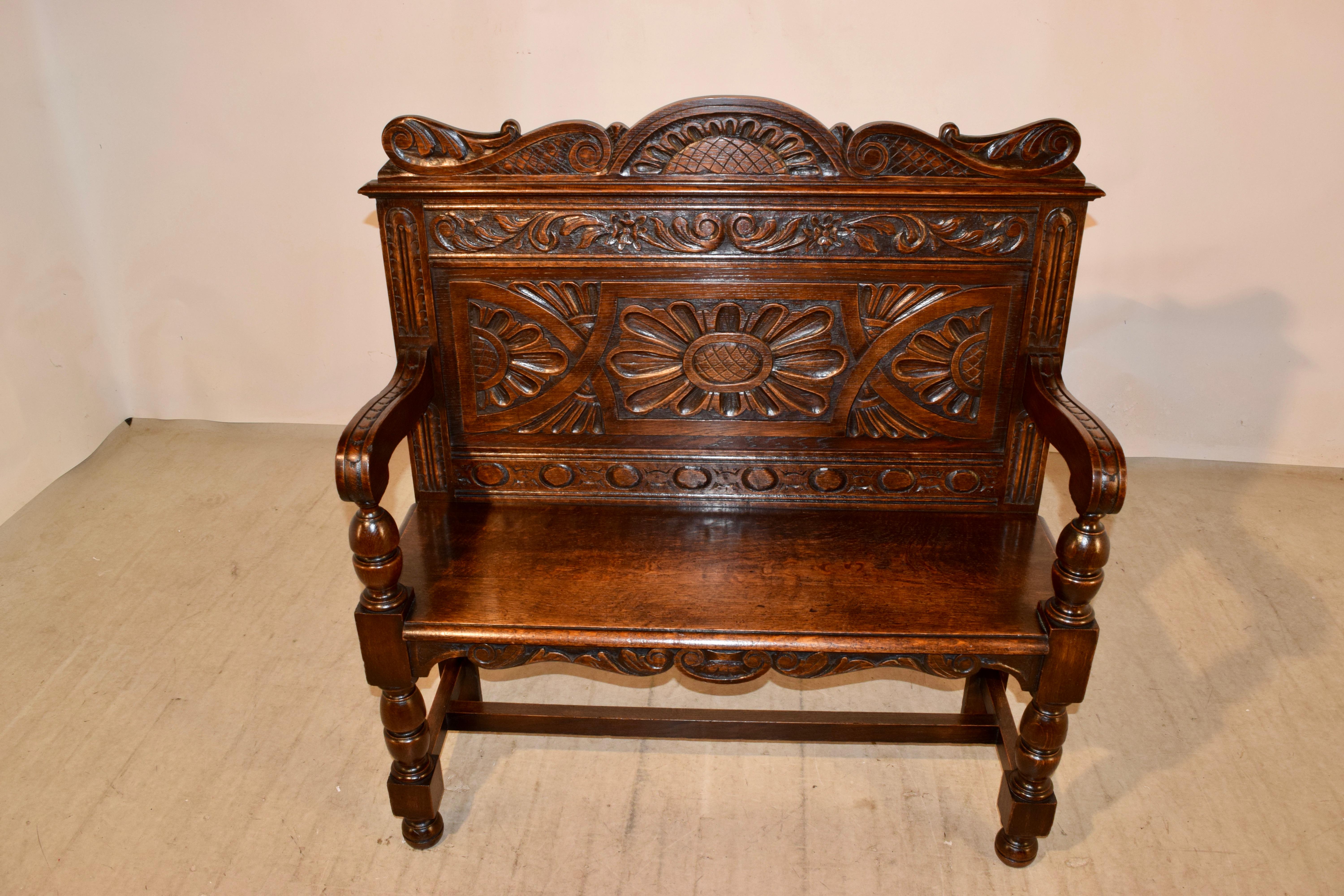 19th Century English Settle For Sale 2