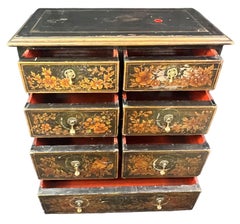 19th Century English Seven-drawer Miniature Cabinet